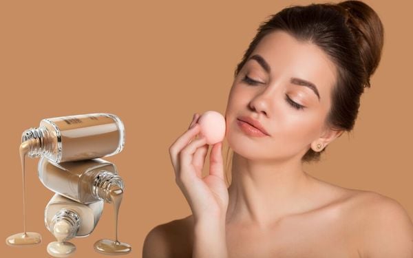 Mút tán kem nền: 