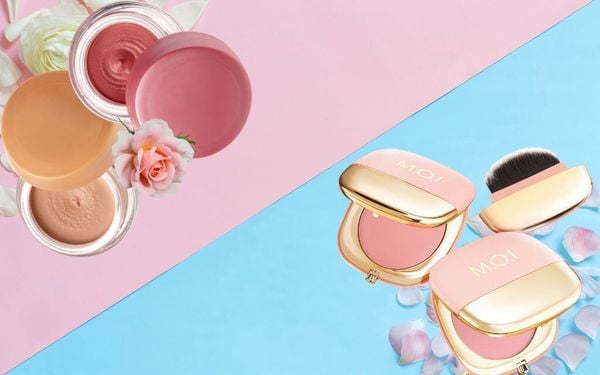 Chọn gì đây: Nên dùng má hồng dạng kem hay phấn?