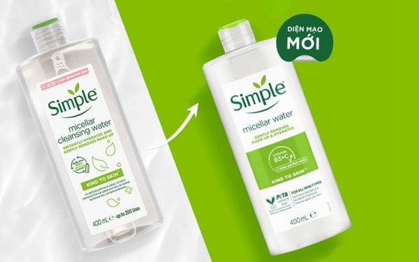 Review nước tẩy trang Simple Micellar Cleansing Water dành cho da dầu mụn