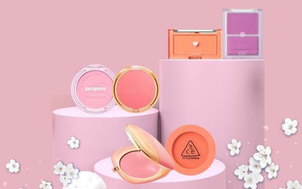 Các loại phấn má hồng Hàn Quốc nổi trội được yêu thích trên thị trường