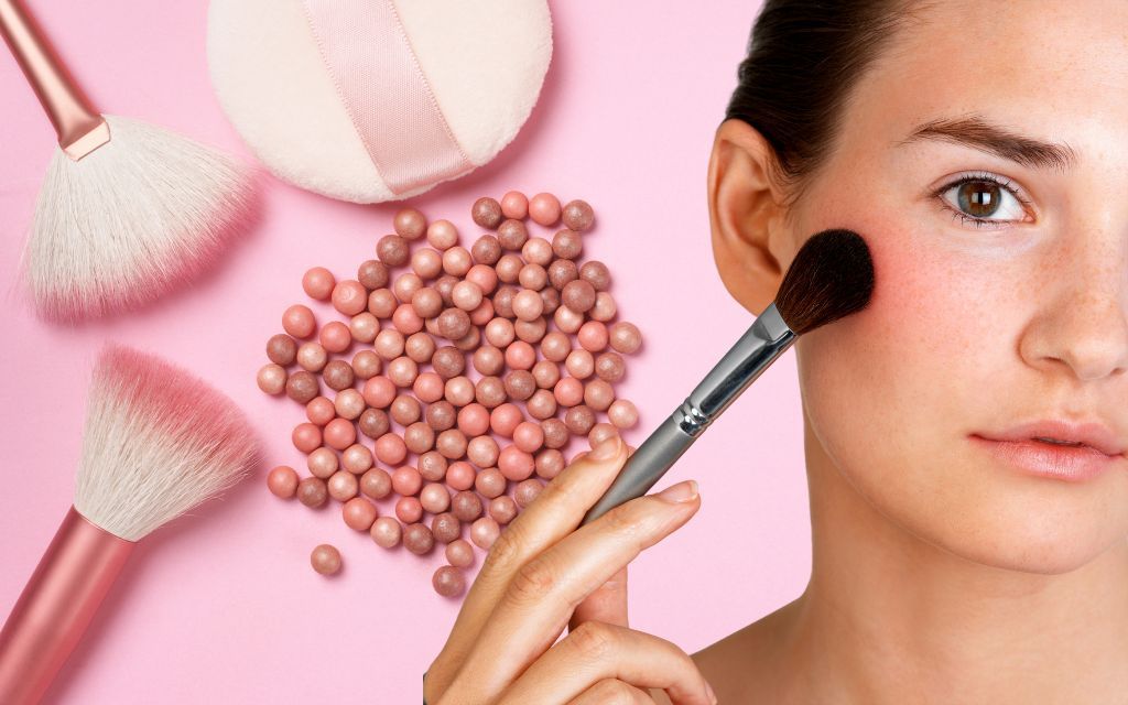 Phấn má hồng ngọc trai bắt sáng đem lại nét đẹp tự nhiên trong suốt