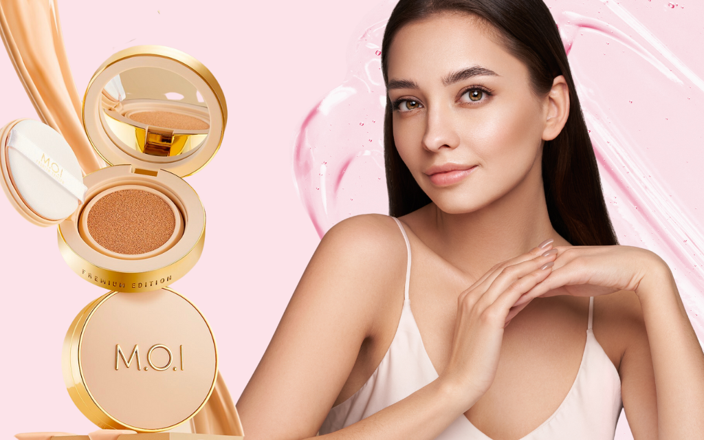 Phấn nước cho da dầu mụn nhạy cảm: Kiểm soát dầu thừa và lâu trôi