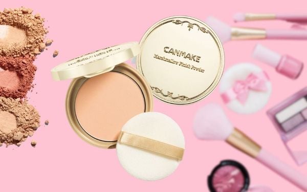 Phấn phủ Canmake Nhật giúp bạn hoàn thiện lớp trang điểm siêu xinh