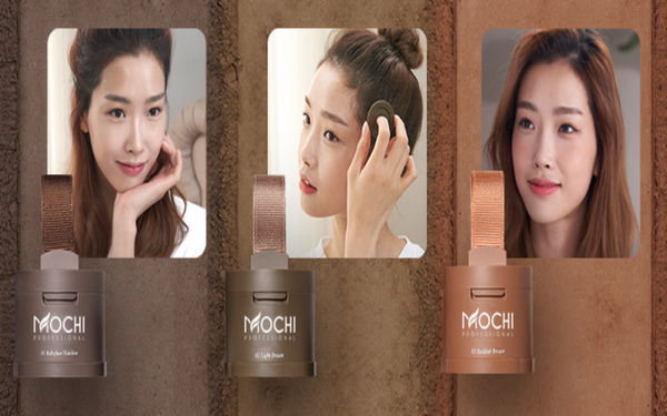 Phấn phủ bạc Mochi: Cách che đi tóc thưa nhanh chóng