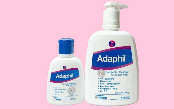 Review sữa rửa mặt Adaphil: Tinh binh trong làng chăm da mụn