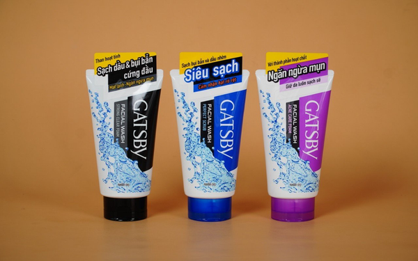 Sữa rửa mặt Gatsby: Sản phẩm dành cho nam giới