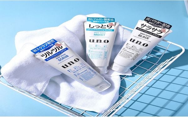 Sữa rửa mặt Uno chăm sóc da nam giới số 1 Nhật Bản