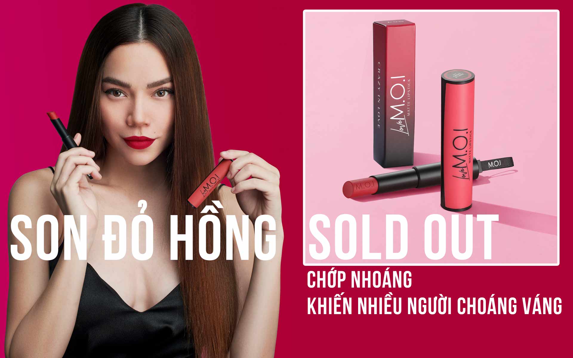 Son đỏ hồng - Sold out chớp nhoáng khiến nhiều người choáng váng