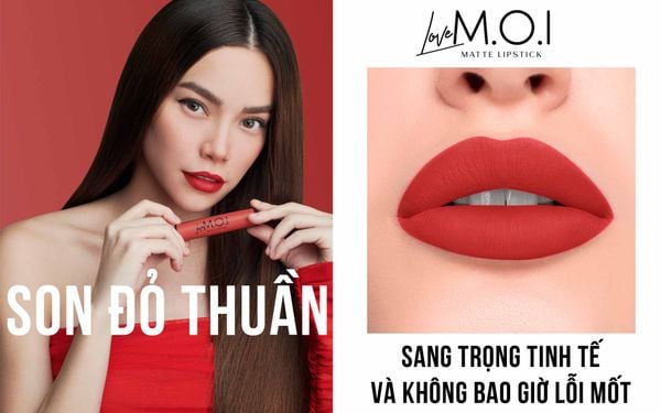 Son đỏ thuần - Sang trọng tinh tế và không bao giờ lỗi mốt