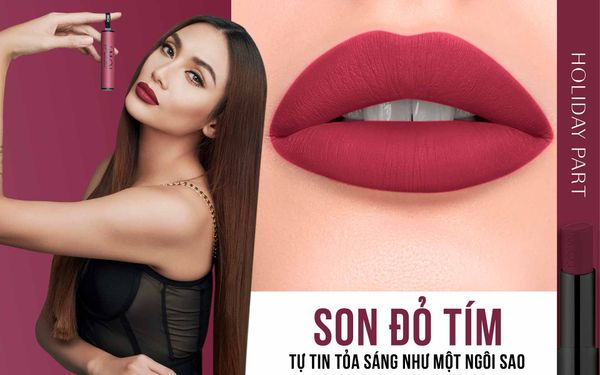 Son đỏ tím - Tự tin tỏa sáng như một ngôi sao