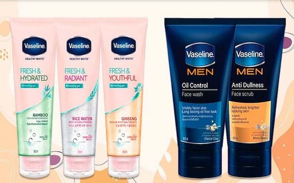 Sữa rửa mặt Vaseline: Chăm sóc cho làn da của cả nam và nữ