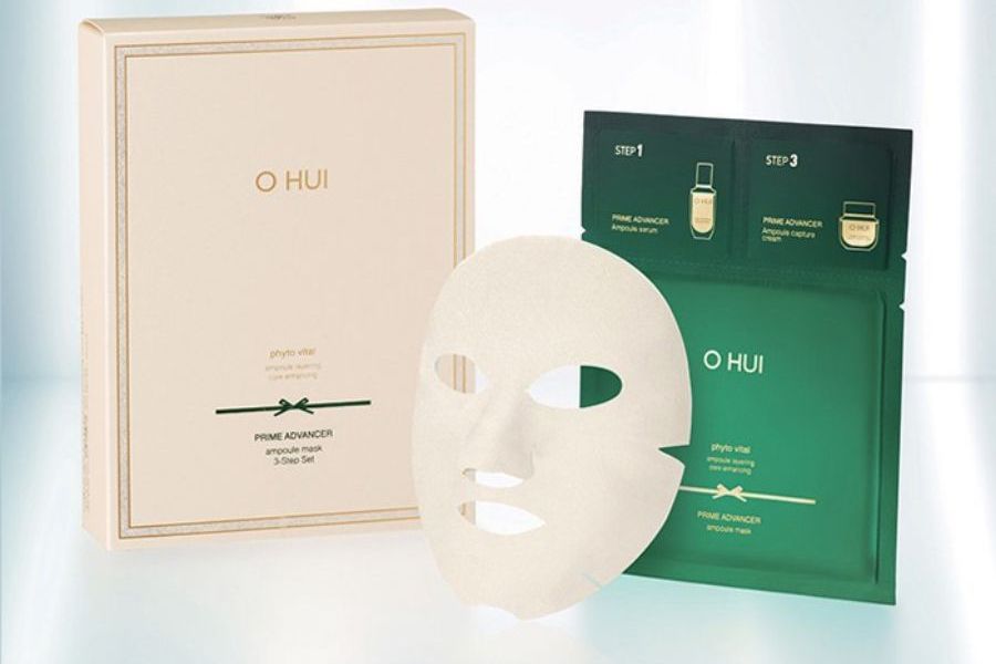 Mặt nạ OHUI Prime Advancer 3 Step Mask ngăn ngừa lão hóa sớm