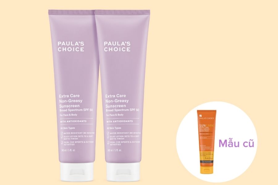 Kem chống nắng Paula’s Choice Extra Care Non – Greasy Sunscreen SPF 50