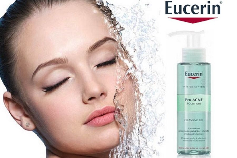 Cách sử dụng sữa rửa mặt Eucerin đúng cách