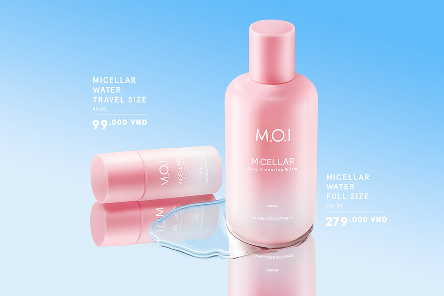 Nước tẩy trang mini size M.O.I - 40ml