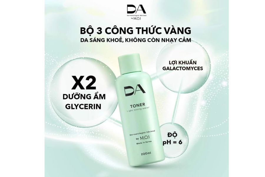 Toner sẽ giúp cân bằng độ pH cho da