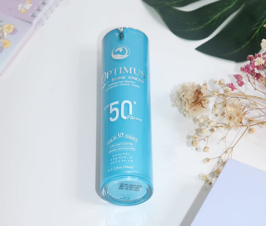 Kem chống nắng Optimus Anti Shine Cream có tốt không