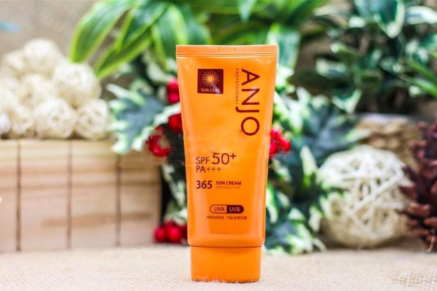 Review chi tiết các loại kem chống nắng Anjo