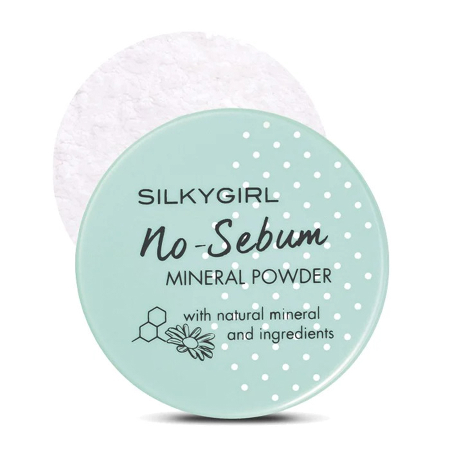 Phấn phủ dạng bột Silkygirl No Sebum Mineral Powder