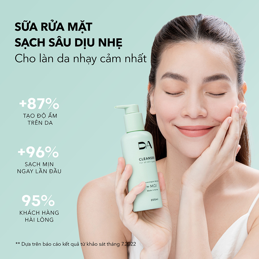 Sữa rửa mặt M.O.I 2 trong 1 dạng Gel