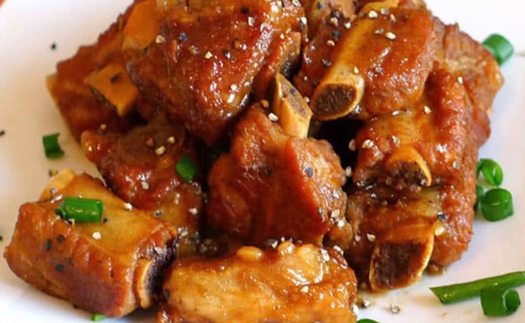 Sườn rim mặn ngọt thơm ngon cuối tuần – Thực phẩm sạch cao cấp Anfood
