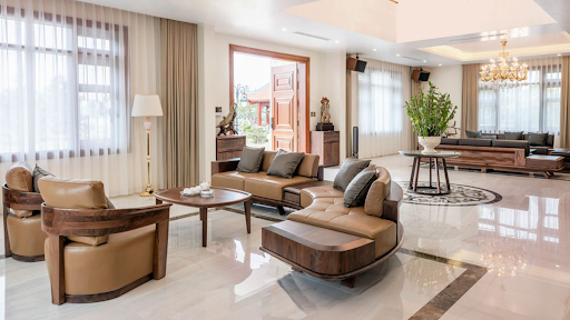 Top 6 mẫu sofa hình L phòng khách rộng 35m2 hot nhất hiện nay – J&K  Furniture