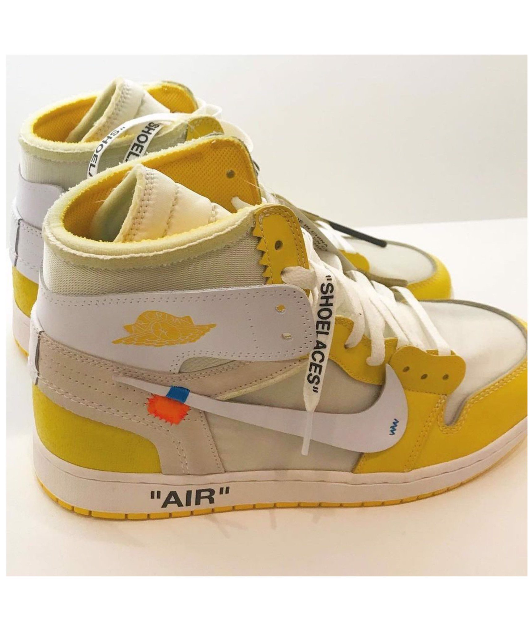 air jordan 1 high off white canary yellow