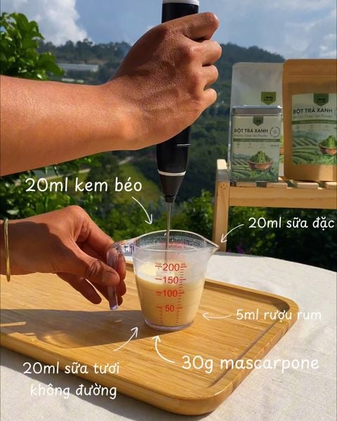 Cách làm tiramisu matcha