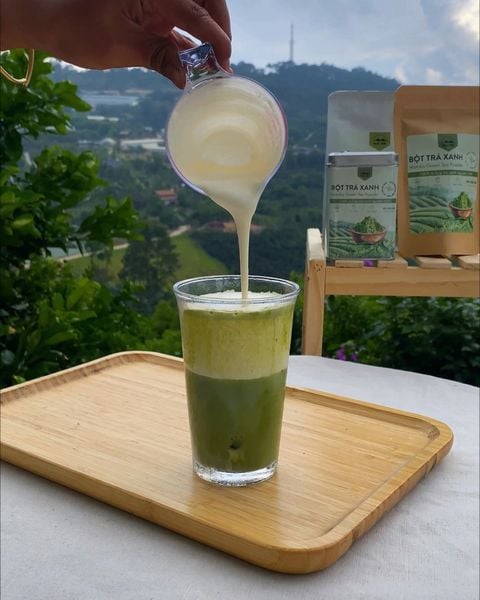 Cách pha matcha tiramisu