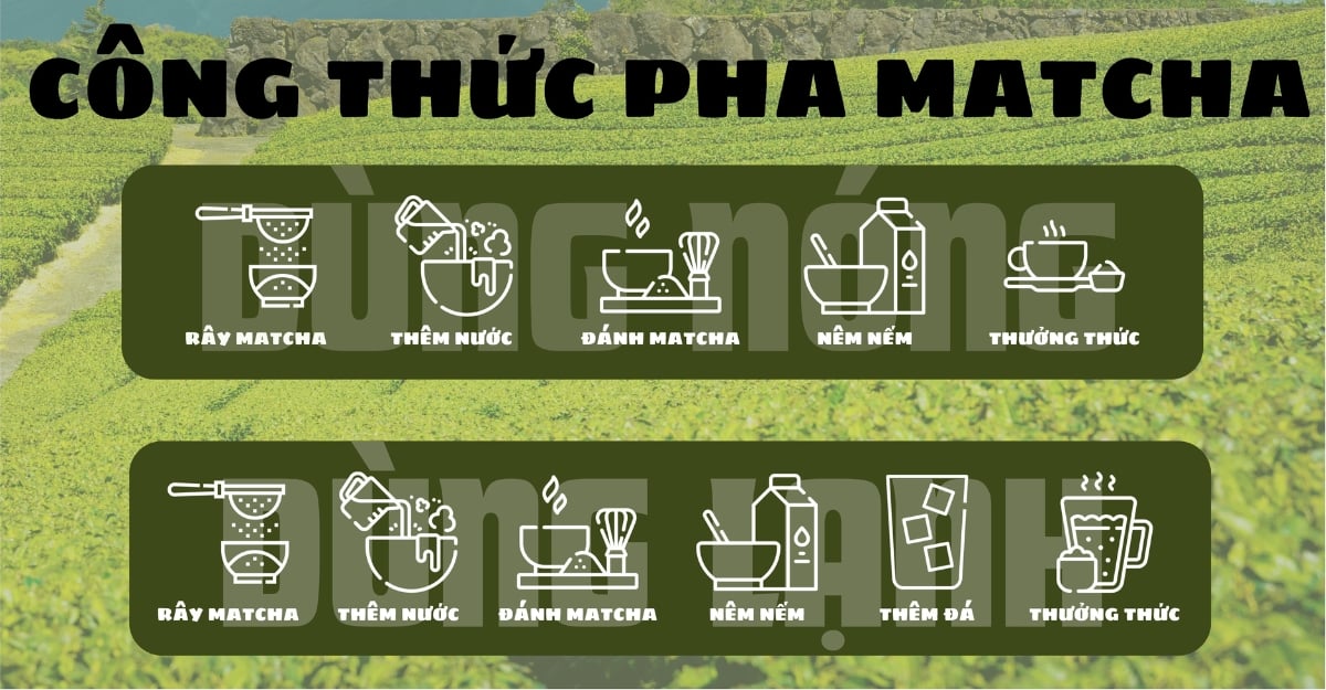 Công thức matcha