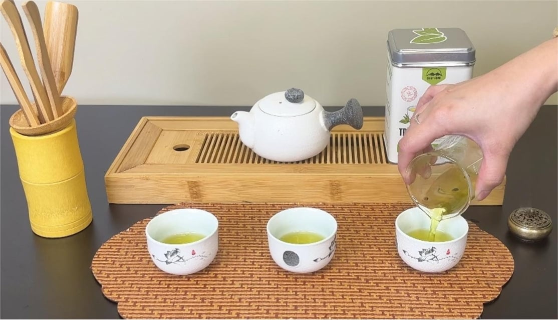 Hướng dẩn cách pha trà xanh