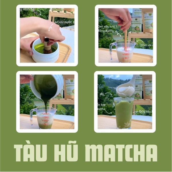 matcha tau hu