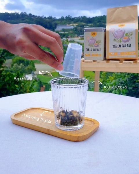 Bước 4: ủ trà lài trà chôm chôm