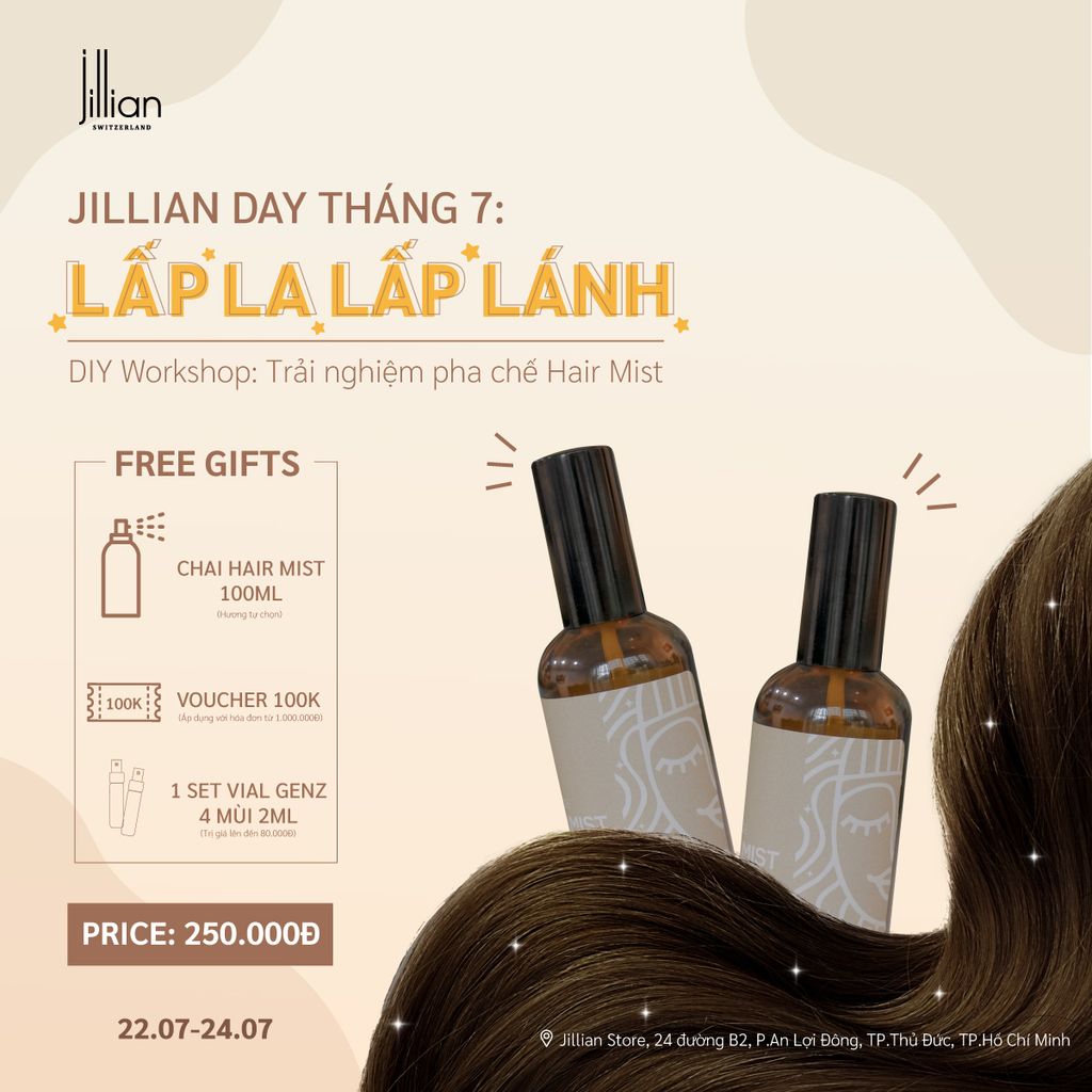 Jillian Day tháng 7: Lấp La Lấp Lánh