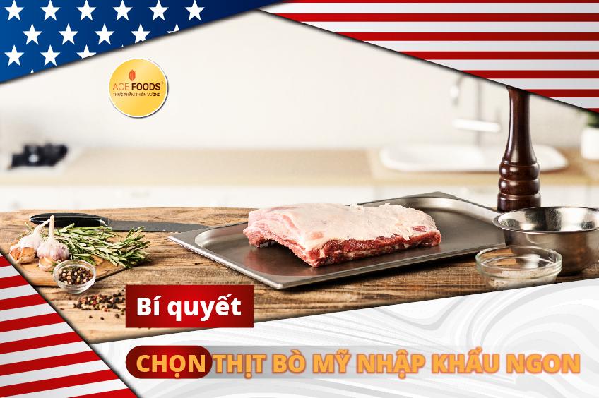 Lựa chọn thịt bò Mỹ phải có màu đỏ tươi, thớ thịt mịn màng