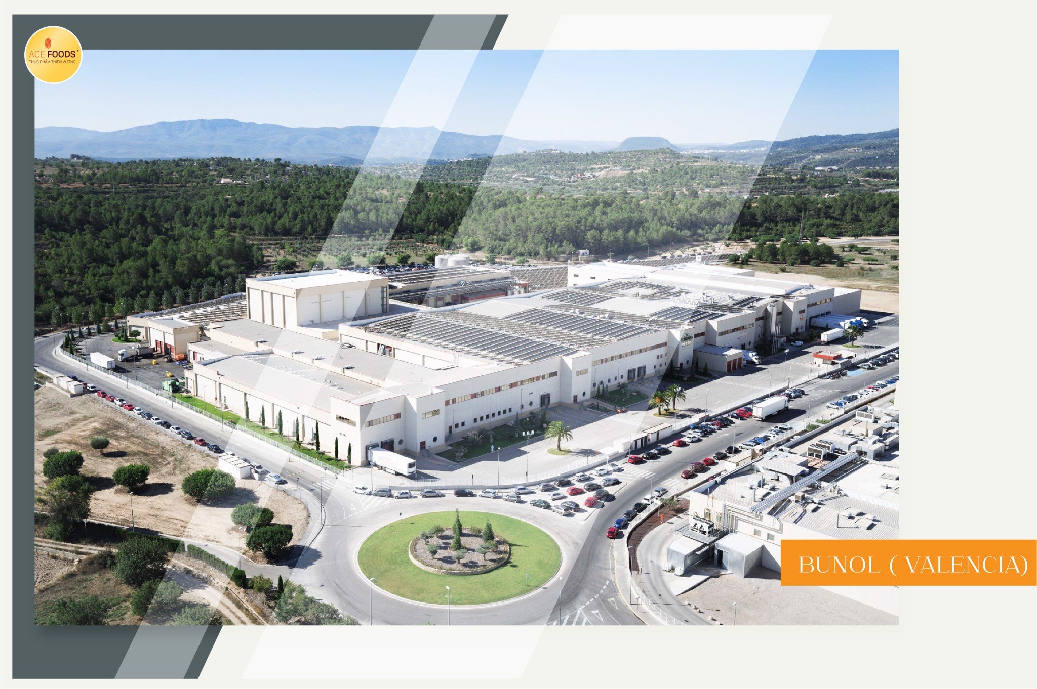Nhà máy Valencia - Tây Ban Nha thuộc công ty Medina có diện tích lớn nhất