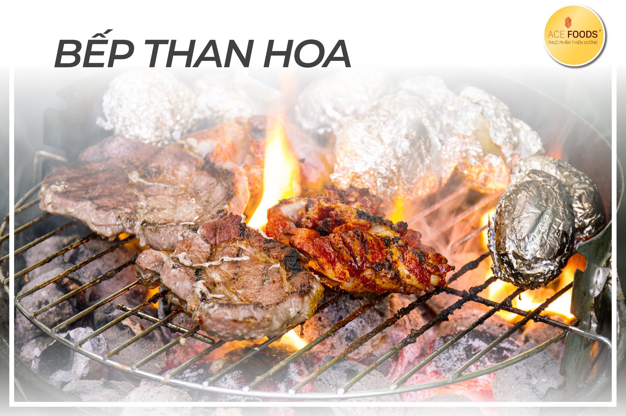 Nên dùng bếp than hoa cho bữa tiệc BBQ lớn của cả gia đình