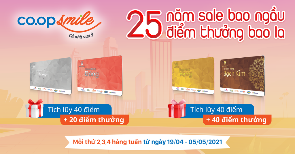 25 năm Sale bao ngầu điểm thưởng bao la!