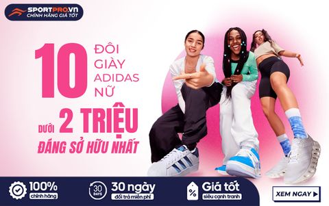 10 ĐÔI GIÀY ADIDAS NỮ DƯỚI 2 TRIỆU ĐÁNG SỞ HỮU NHẤT NĂM 2025