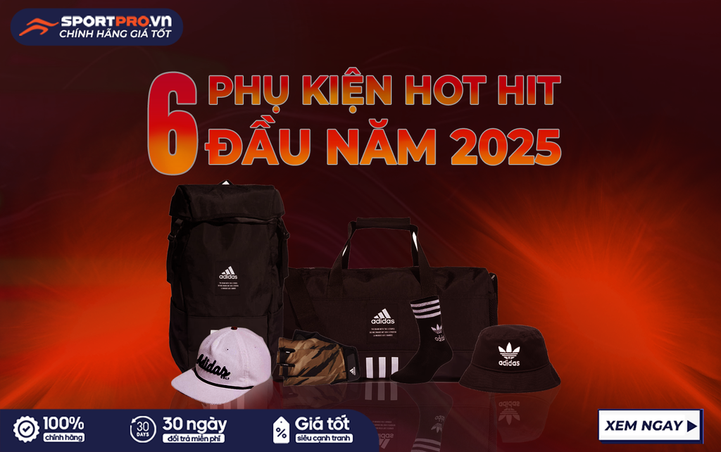 REVIEW 6 PHỤ KIỆN ADIDAS HOT HIT ĐẦU NĂM 2025