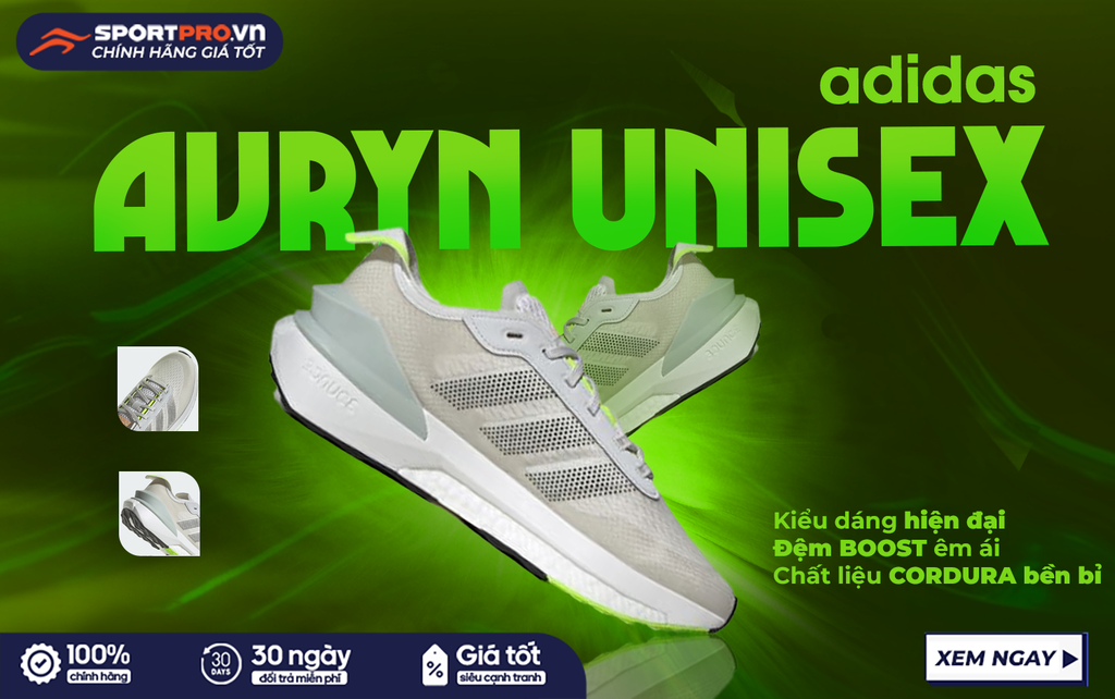 REVIEW GIÀY THỂ THAO UNISEX ADIDAS AVRYN