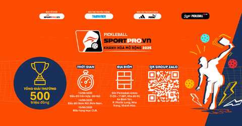 KHỞI TRANH GIẢI PICKLEBALL SPORTPRO.VN – KHÁNH HÒA MỞ RỘNG 2025