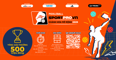 KHỞI TRANH GIẢI PICKLEBALL SPORTPRO.VN – KHÁNH HÒA MỞ RỘNG 2025