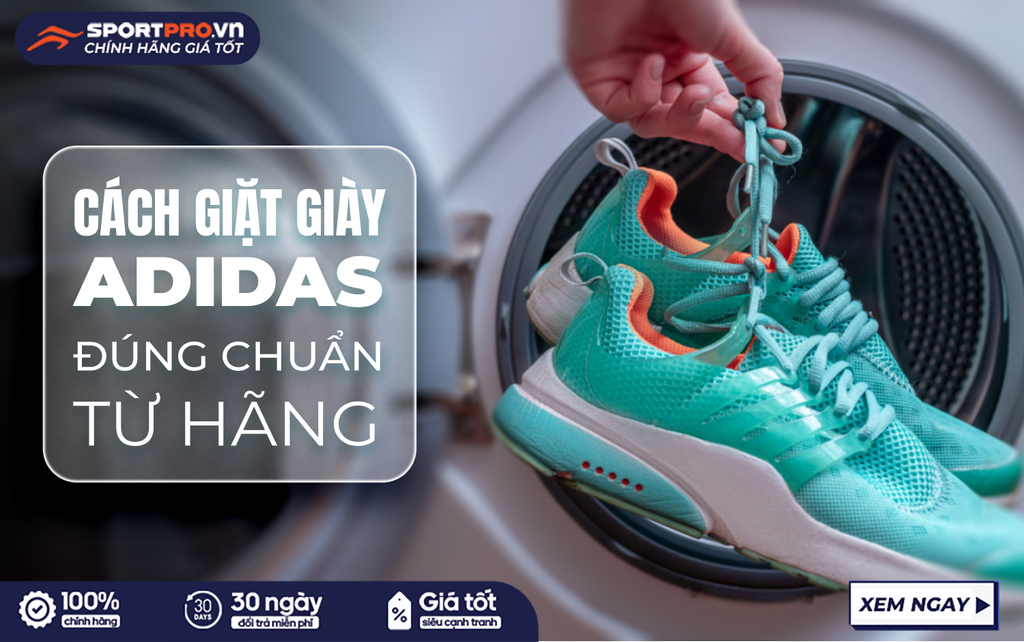 cách giặt giày adidas