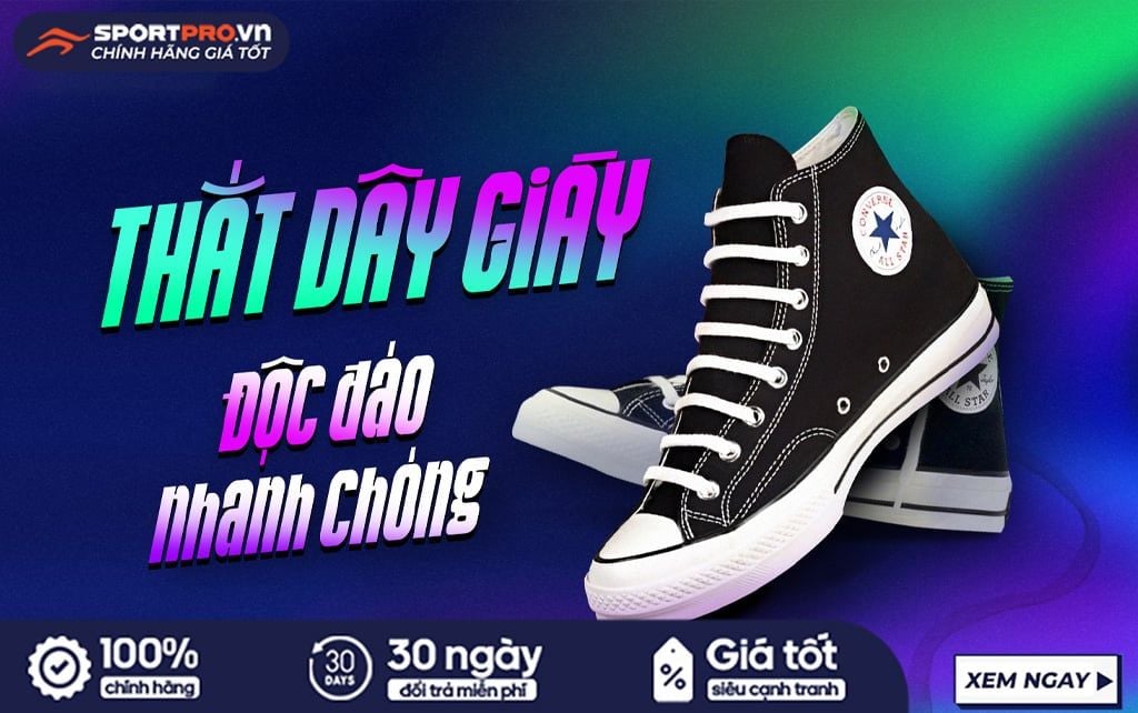 Cách thắt dây giày