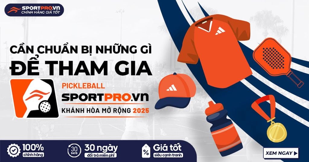 Chuẩn bị tham gia giải pickleball