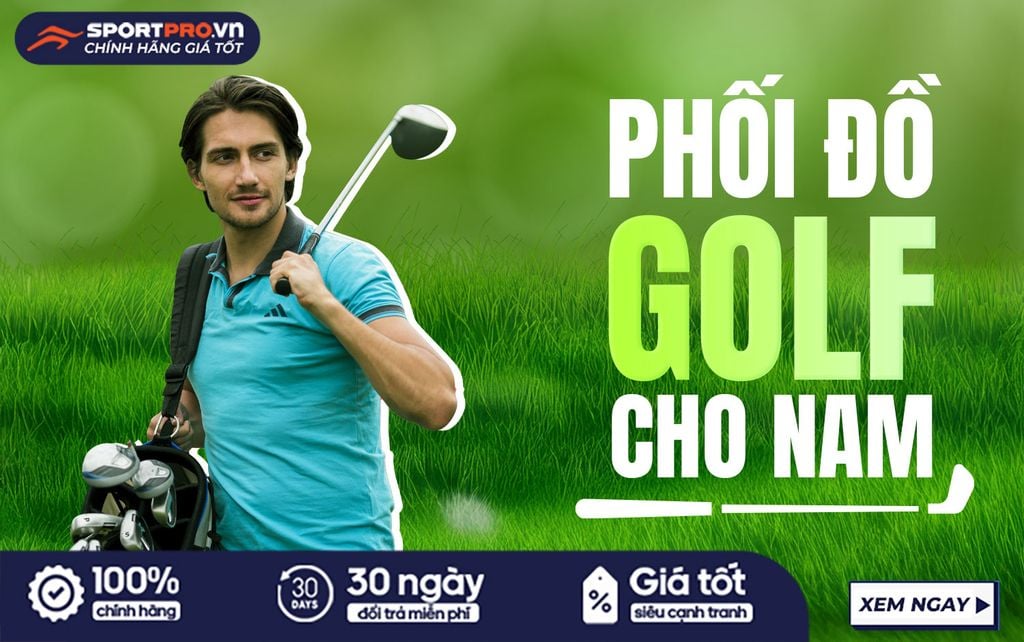 phối đồ golf cho nam