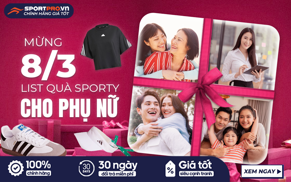 Gợi ý quà tặng 8/3 Adidas cho phụ nữ