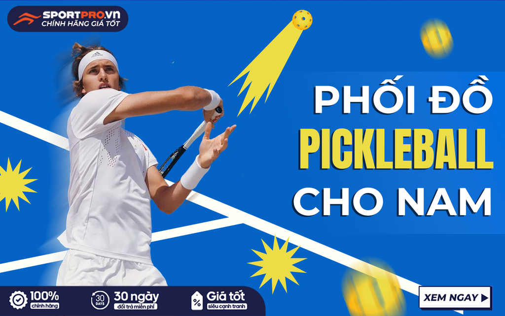Phối đồ pickleball cho nam