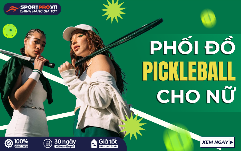 Phối đồ pickleball cho nữ